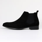 Botines hombre ante estilo chelsea punta cuadrada - Álvaro
