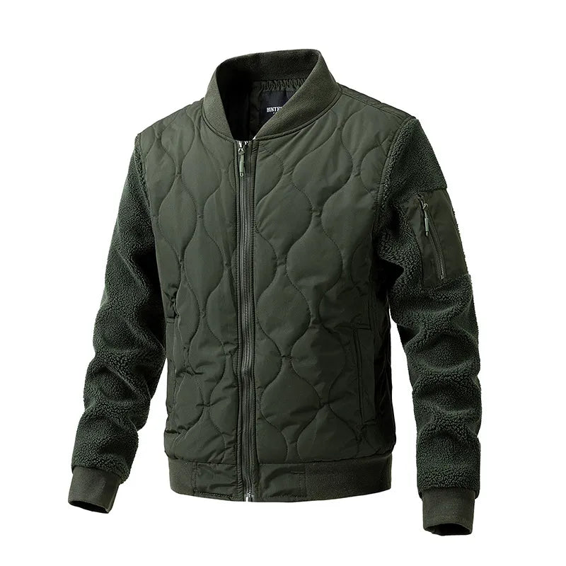 Chaqueta invierno hombre cremallera aislamiento térmico impermeable resistente - Cole