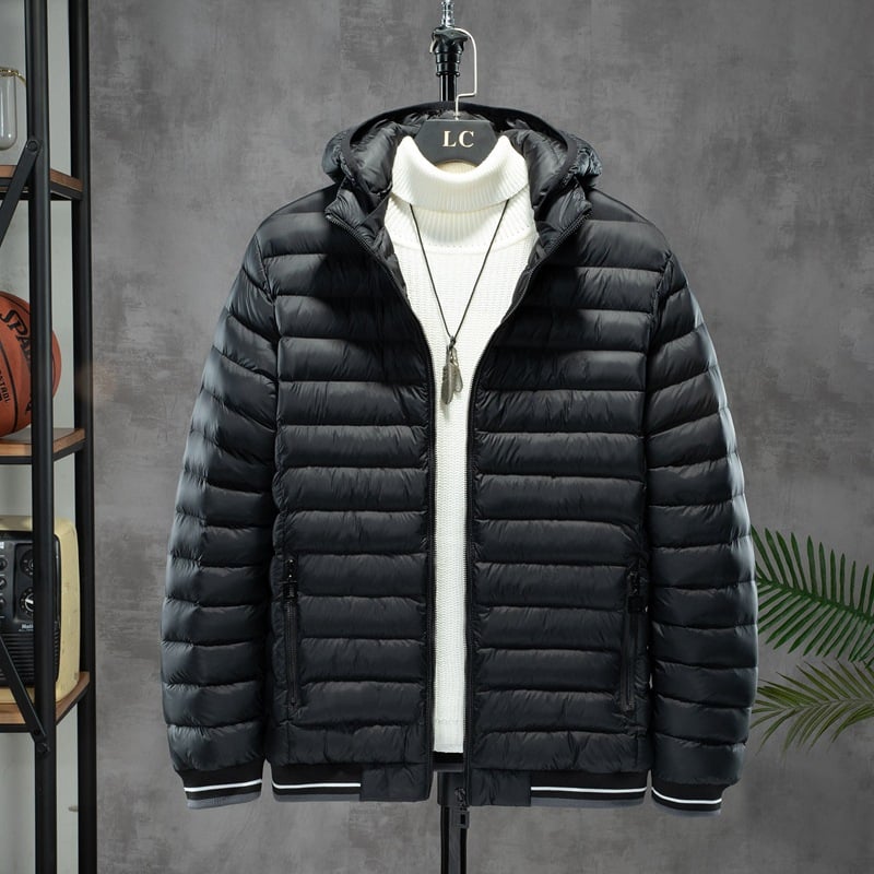 Chaqueta ligera para hombre con capucha - James