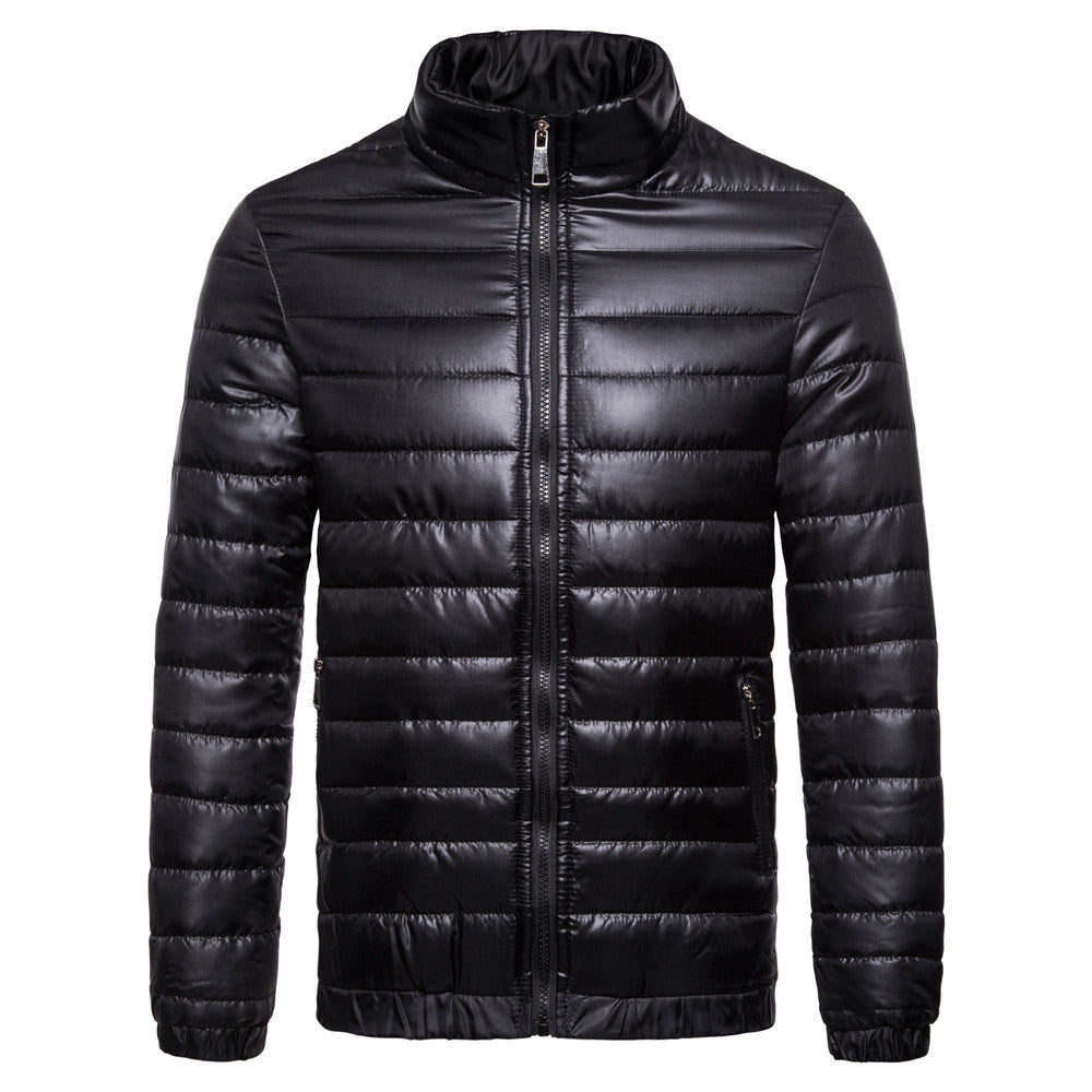 Chaqueta ligera hombre acolchada líneas horizontales cremallera bolsillos cierre - Xavi