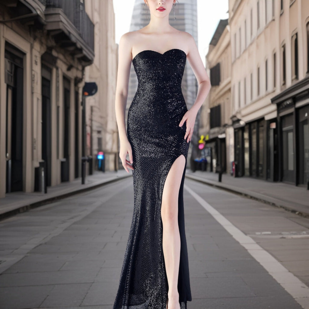 Zita - Elegante vestido de noche brillante