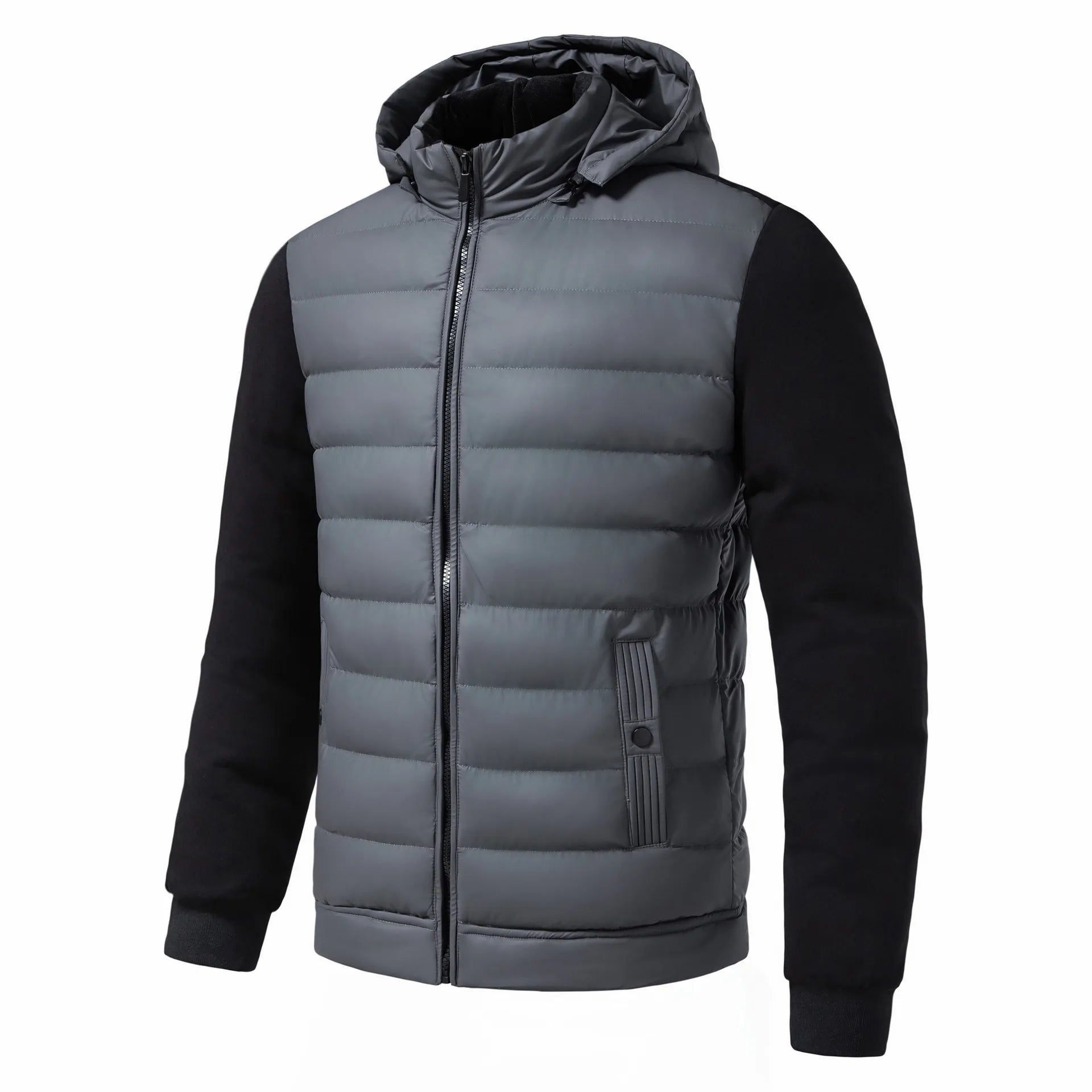 Abrigo invierno hombre informal capucha algodón contemporáneo cálido versátil - Luc