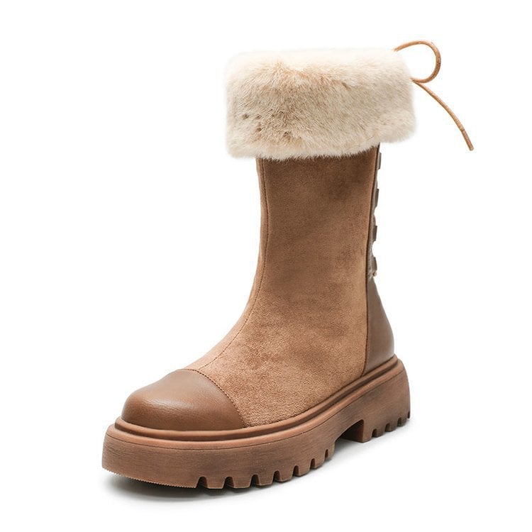 Botas para mujer efecto ante invierno - Yalinne