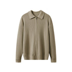 Cárdigan de punto con cuello para hombre - Franco