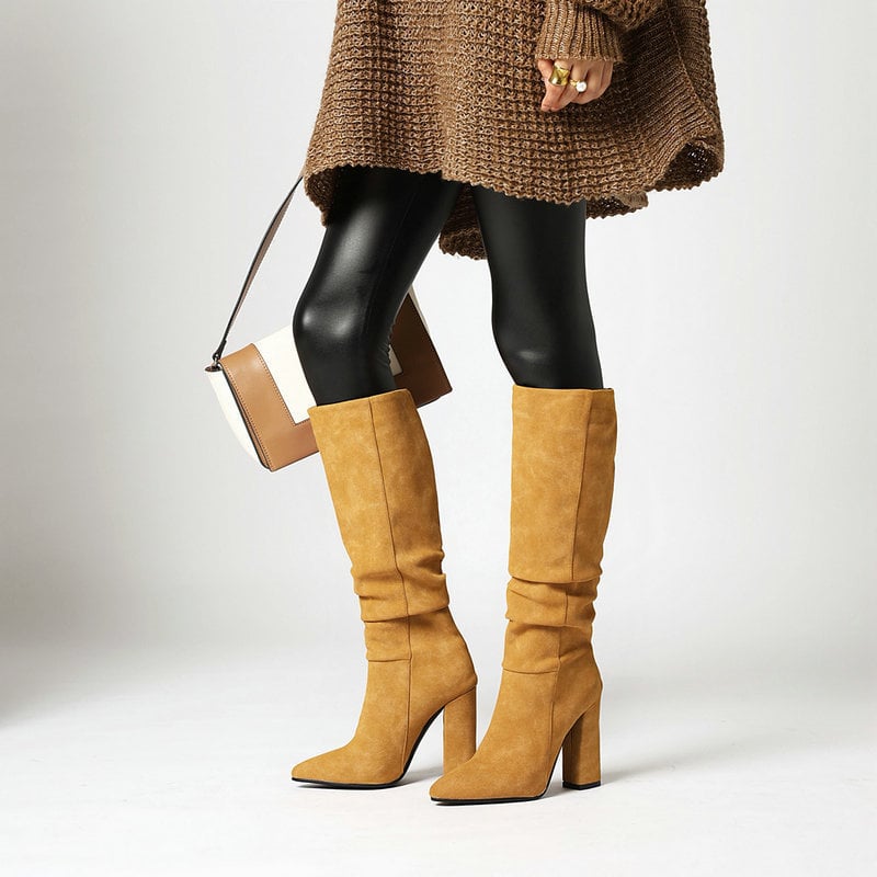 Botas altas para mujer tacón grueso - Torhild
