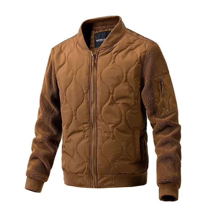 Chaqueta invierno hombre cremallera aislamiento térmico impermeable resistente - Cole
