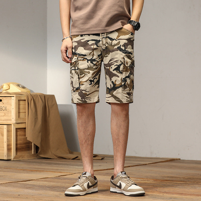 Shorts cargo con bolsillos laterales para hombre - Ranger