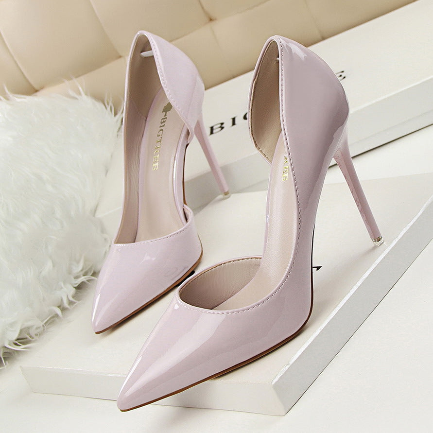 Zapatos tacón alto mujer punta fina salón d’orsay elegantes - Colette
