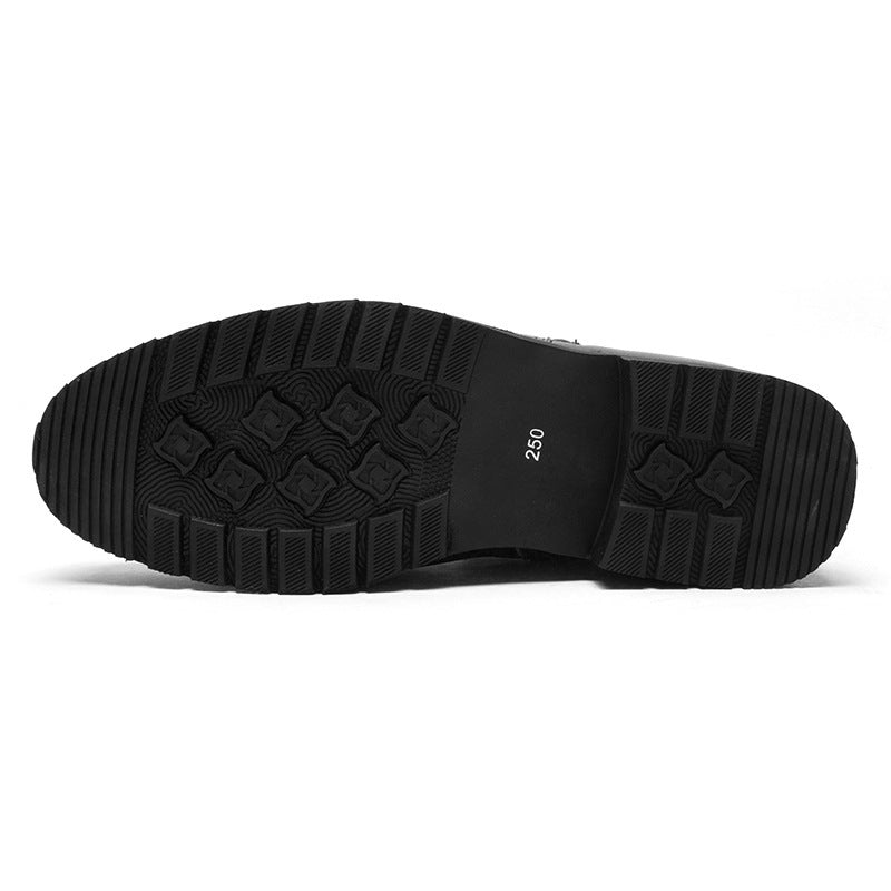 Botines hombre piel cremallera lateral - Adrian