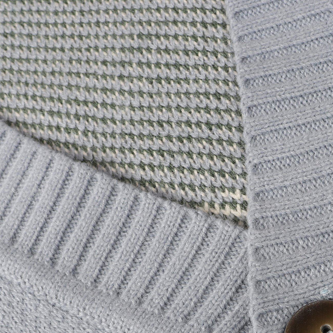 Cardigan tejido para hombre con botones y diseño gráfico - Thomas