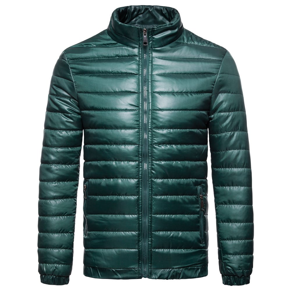 Chaqueta ligera hombre acolchada líneas horizontales cremallera bolsillos cierre - Xavi