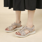 Sandalias ortopédicas con doble tira ajustable y plantilla ergonómica - Sarel