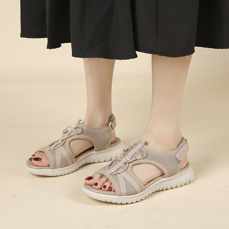 Sandalias ortopédicas con doble tira ajustable y plantilla ergonómica - Sarel