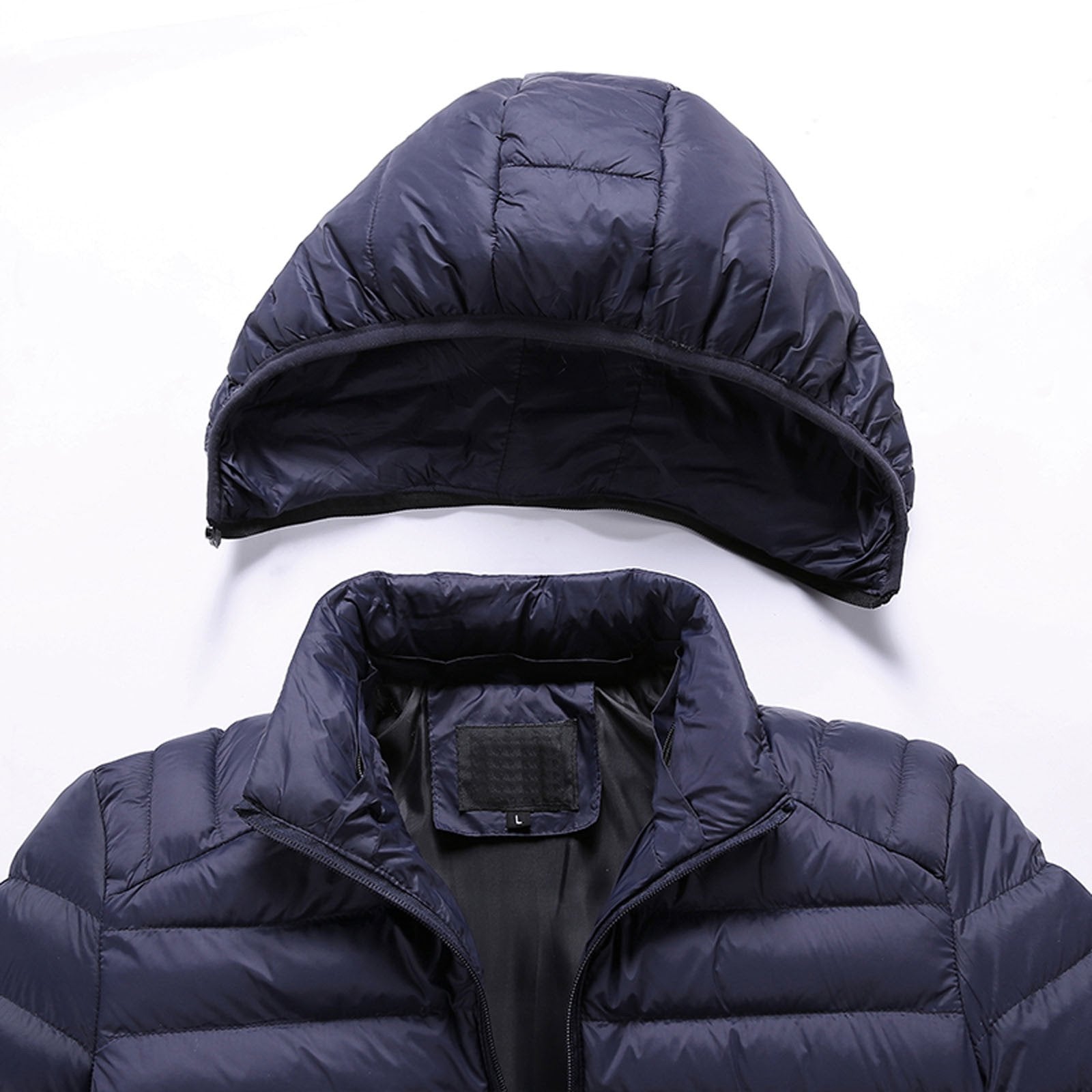 Chaqueta ligera hombre aislamiento térmico capucha resistente viento humedad - Rayan