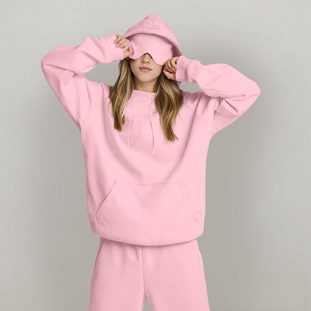 Conjunto de sudadera y jogger de corte relajado - Nina