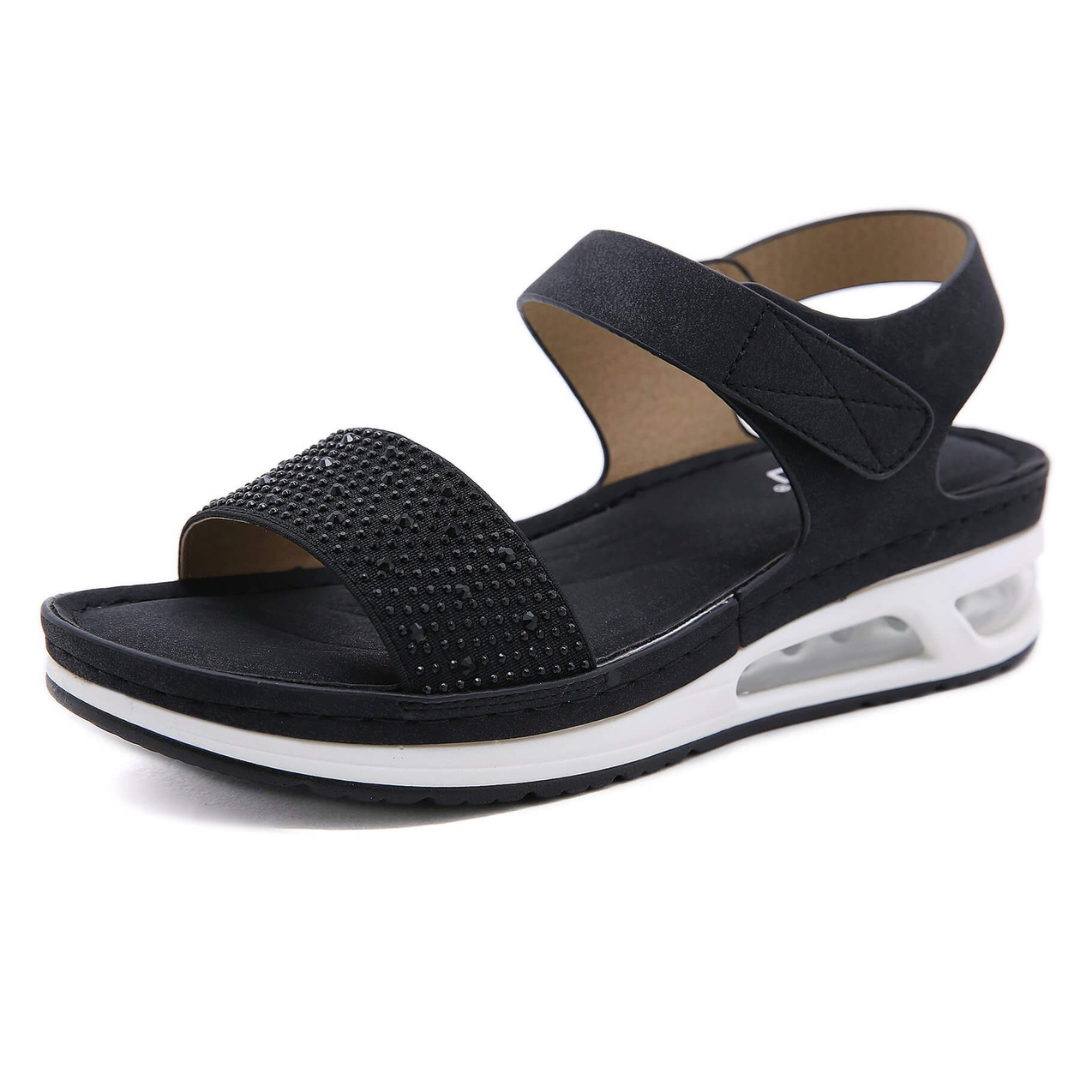 Sandalias con suela de aire y correa elástica para mujer - Brooke