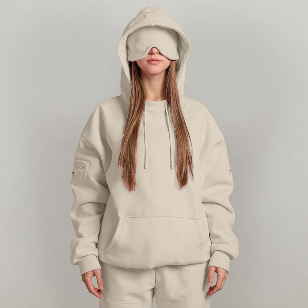 Conjunto de sudadera y jogger de corte relajado - Nina