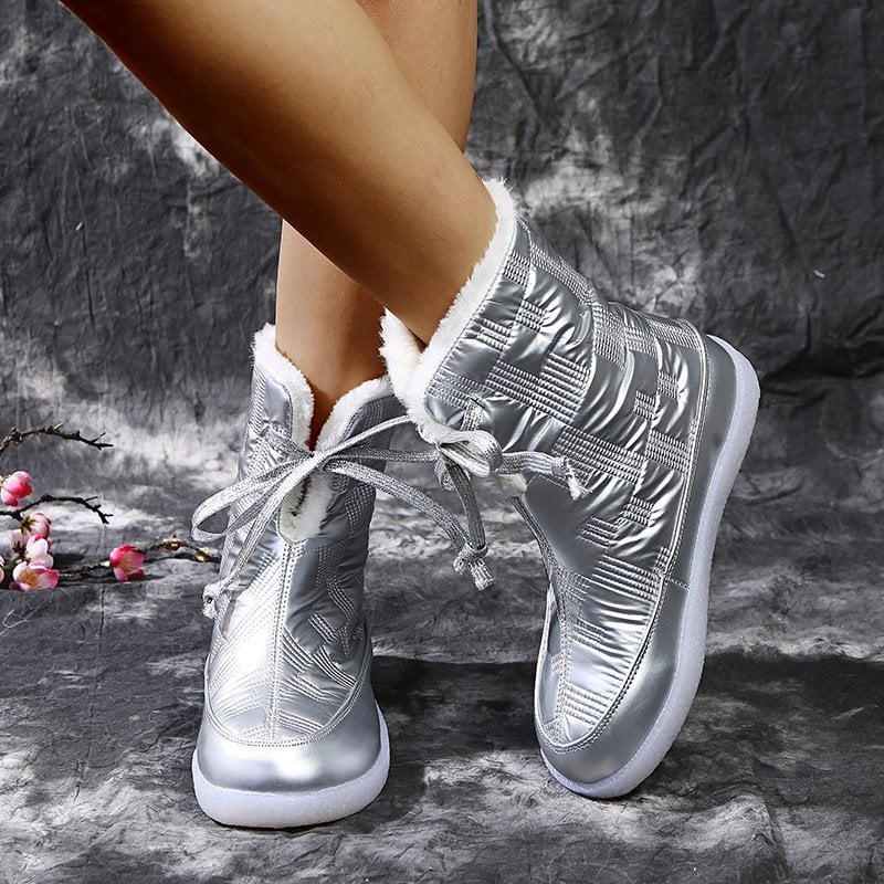Botas para mujer efecto acolchado invierno - Yalinne