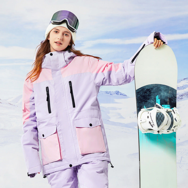 Chaqueta de esquí para mujer efecto técnico - Karyna