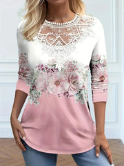 Blanco y rosa