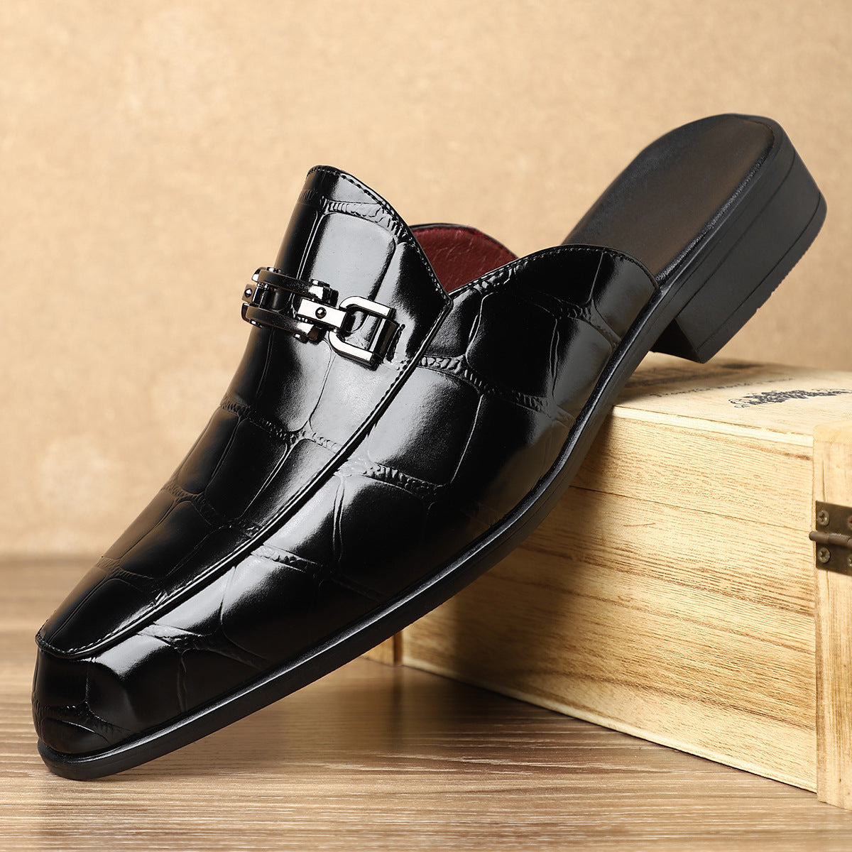 Mocasines destalonados con herraje casual para hombre - Rainer