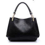 Bolso de hombro mujer con textura efecto brillante - Isadora