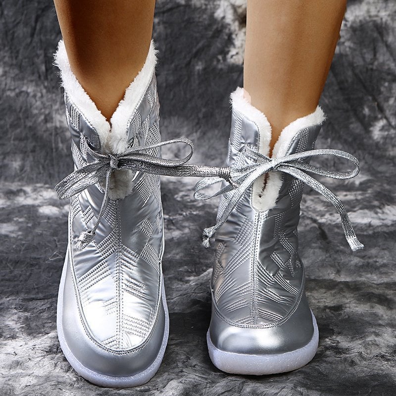 Botas para mujer efecto acolchado invierno - Yalinne