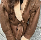 Olie - Chaqueta de ante para mujer