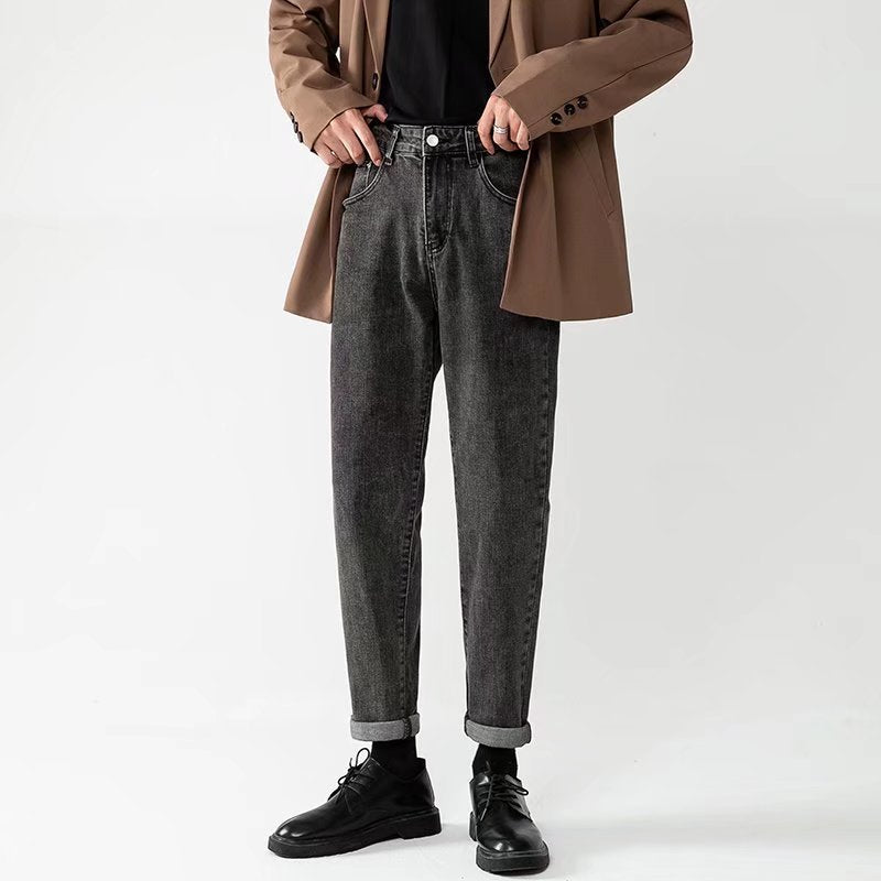 Pantalones vaqueros tapered de tiro alto para hombre - Torvild