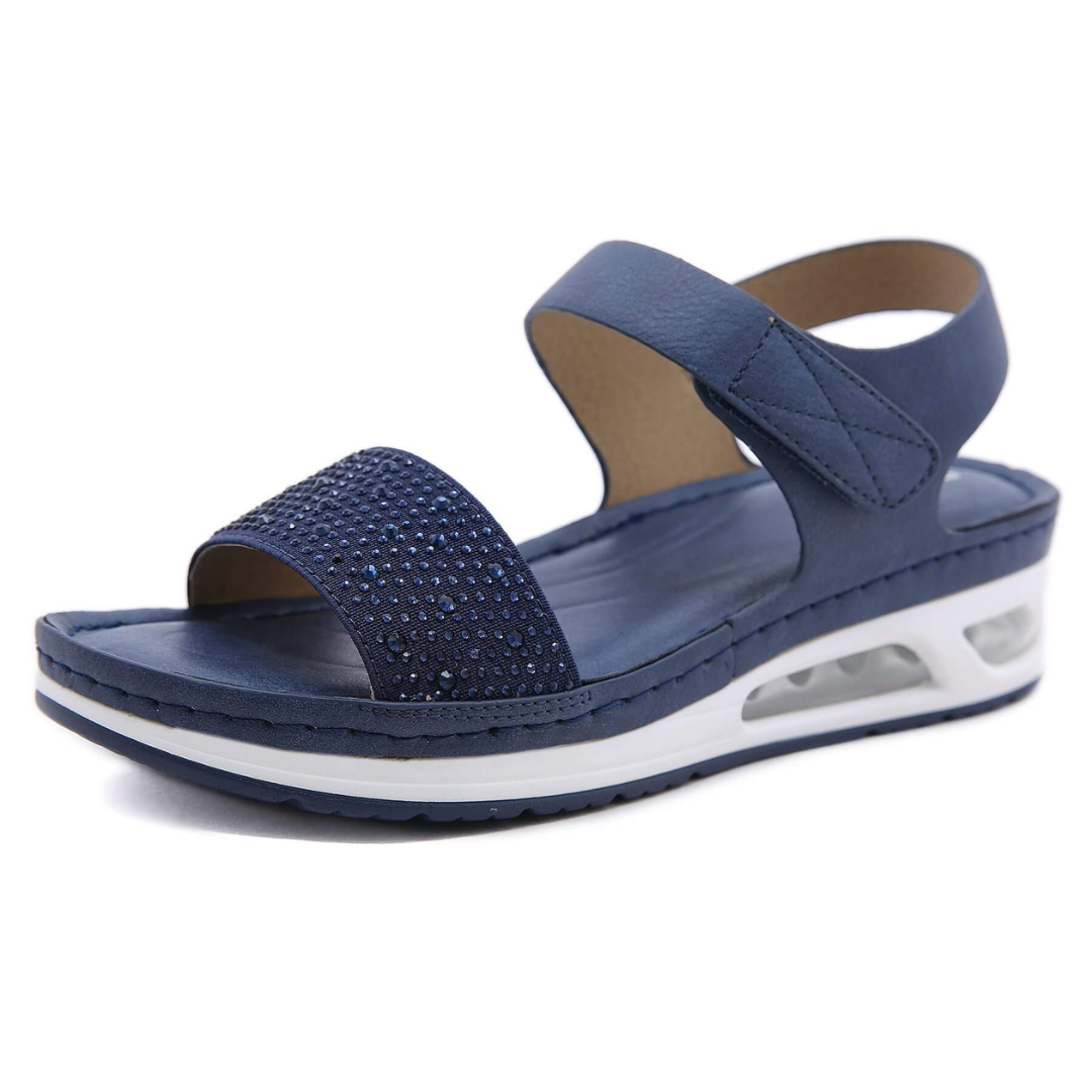 Sandalias con suela de aire y correa elástica para mujer - Brooke