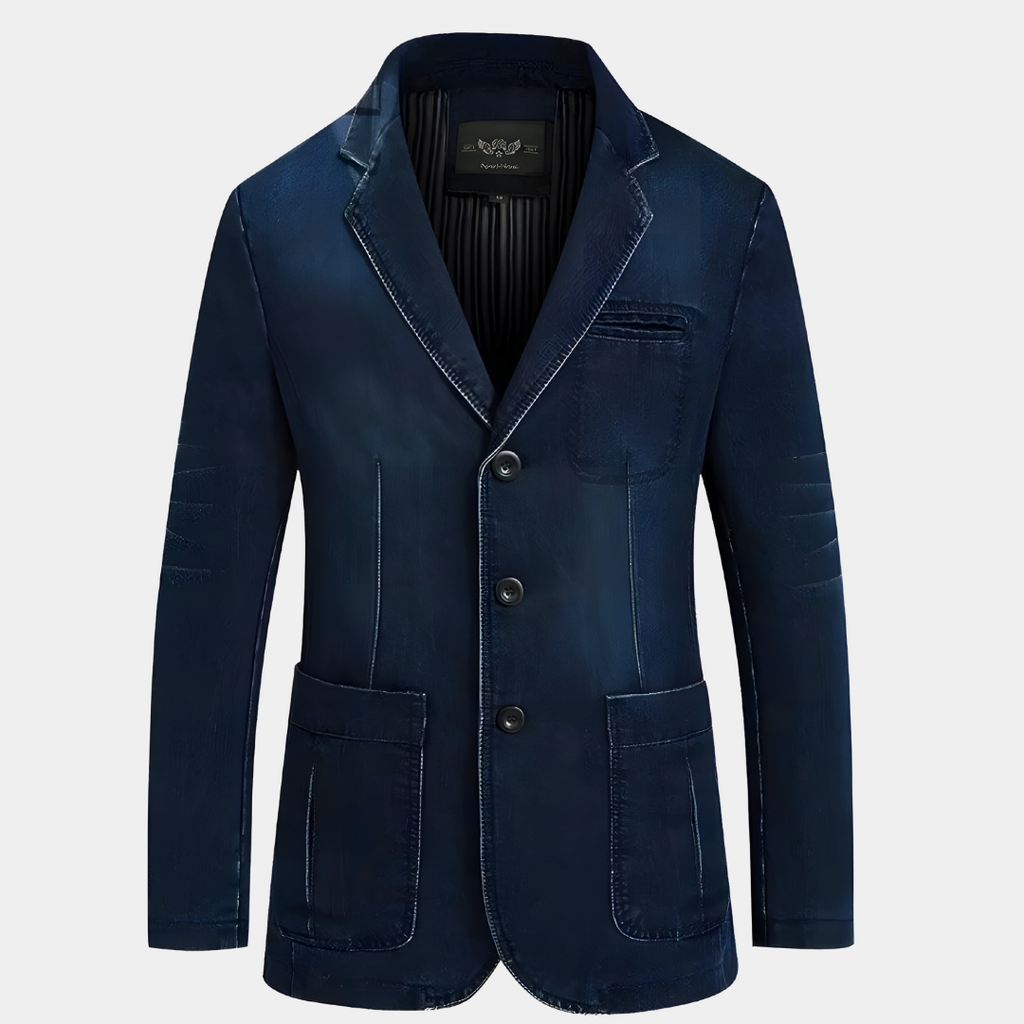 Chaqueta vaquera clásica para hombre