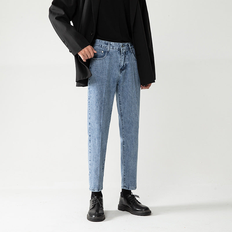 Pantalones vaqueros tapered de tiro alto para hombre - Torvild