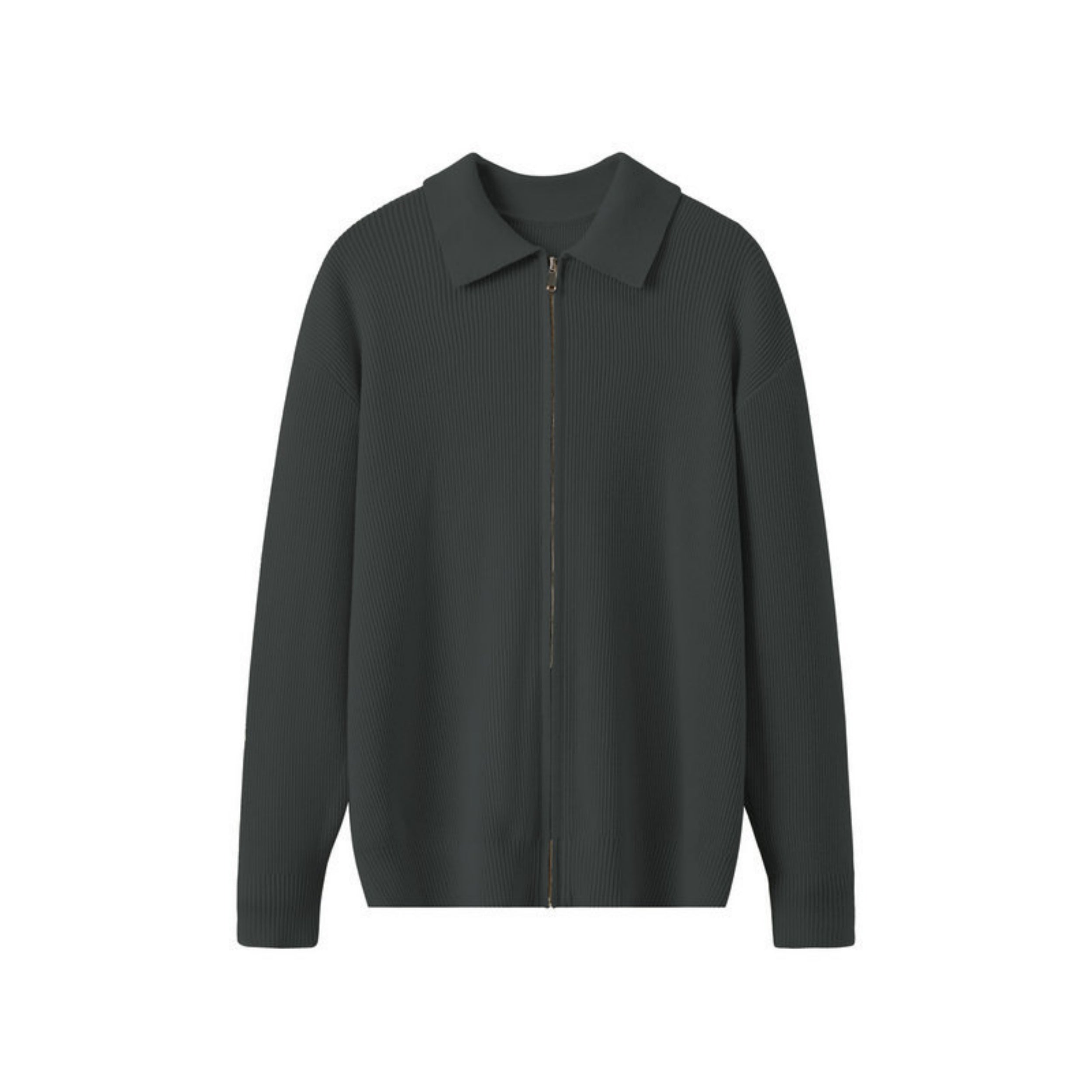 Cárdigan de punto con cuello para hombre - Franco