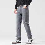 Pantalones vaqueros rectos de acabado gris - Torleif