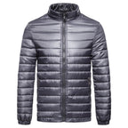 Chaqueta ligera hombre acolchada líneas horizontales cremallera bolsillos cierre - Xavi