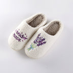 Pantuflas para mujer efecto bordado - Auralyn