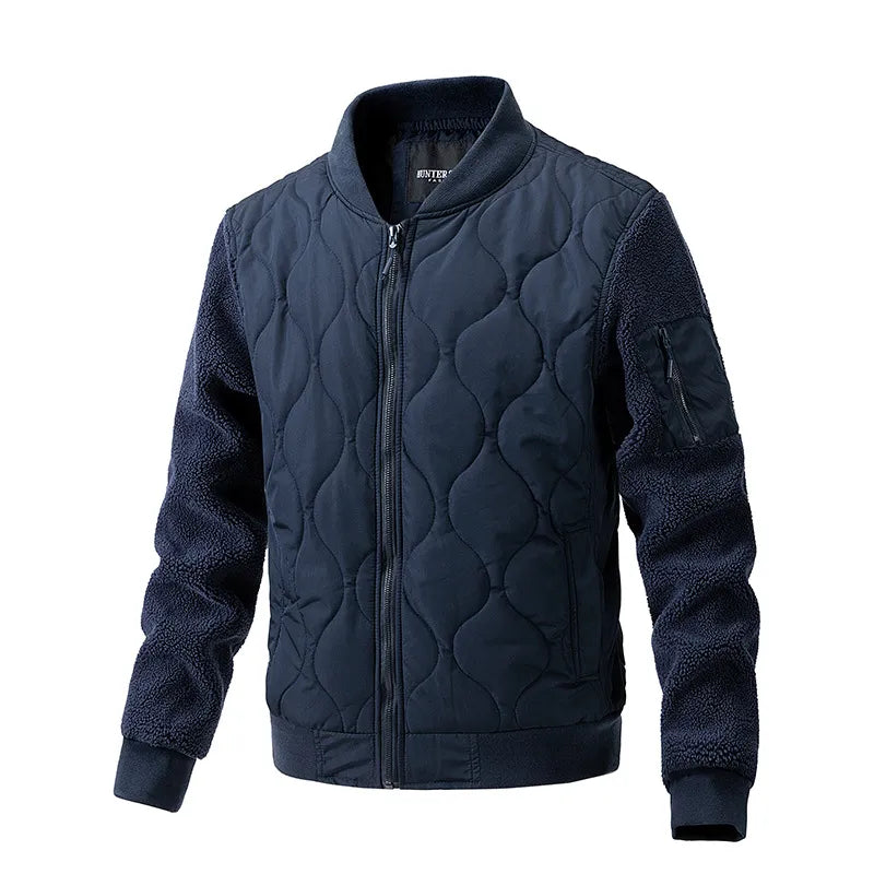 Chaqueta invierno hombre cremallera aislamiento térmico impermeable resistente - Cole