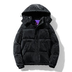 Chaqueta acolchada hombre capucha integrada cremallera oculta bolsillos inclinados - Narek