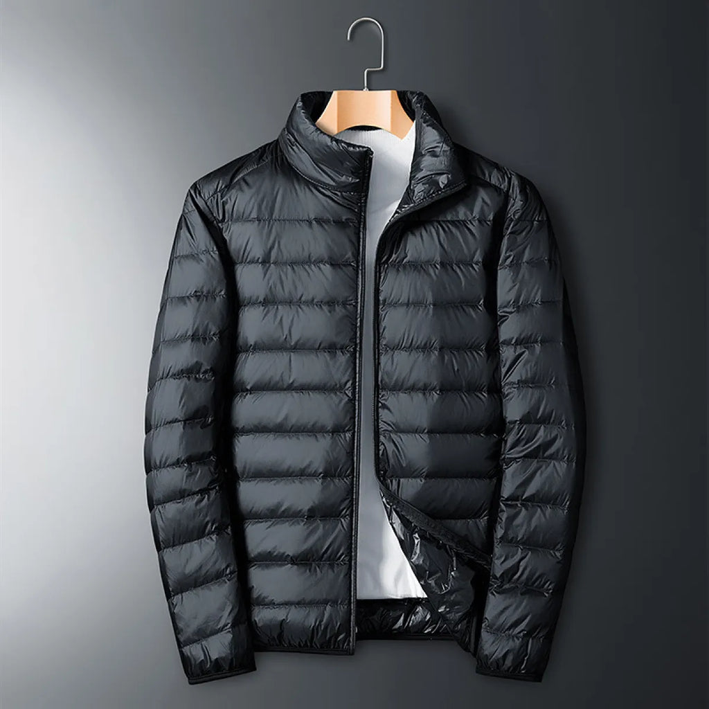 Chaqueta ligera hombre cuello contemporánea cálida resistente versátil elegante - Kalet