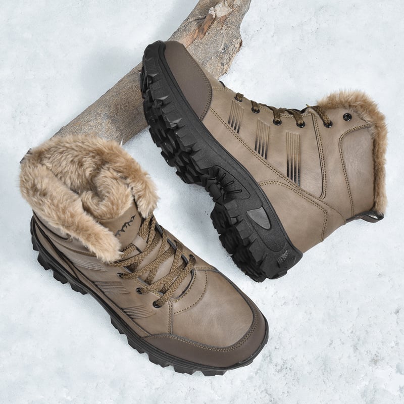 Botas para hombre estilo montaña con afelpado - Draeven