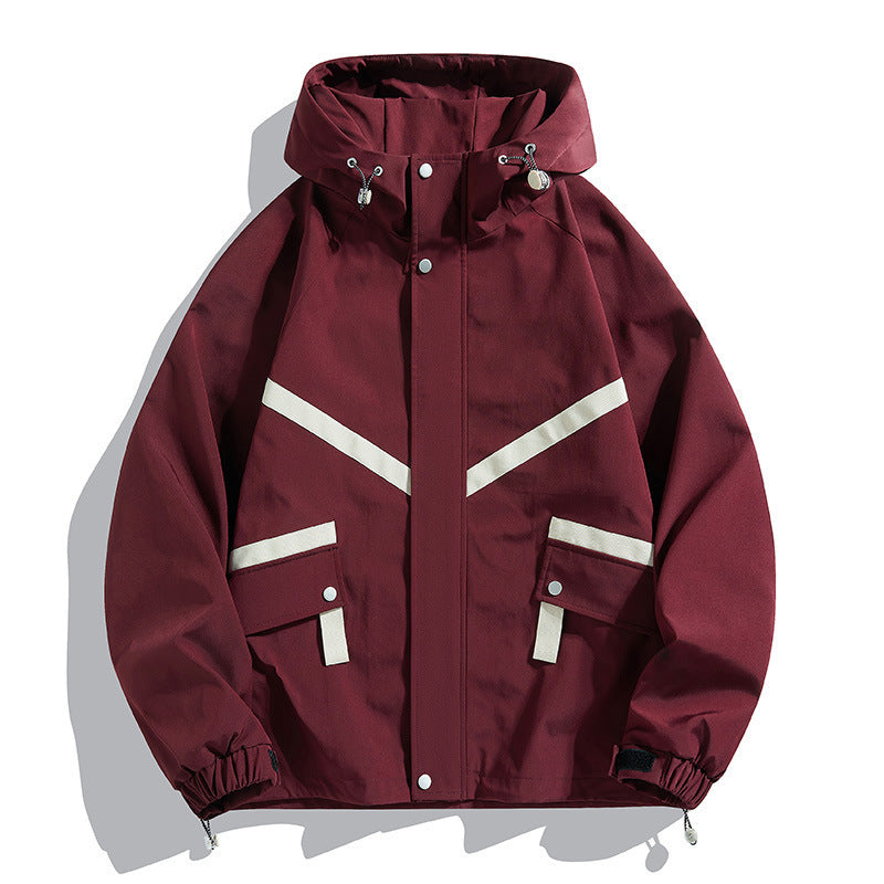 Chaqueta deportiva para hombre con capucha y bolsillos frontales - Adrien