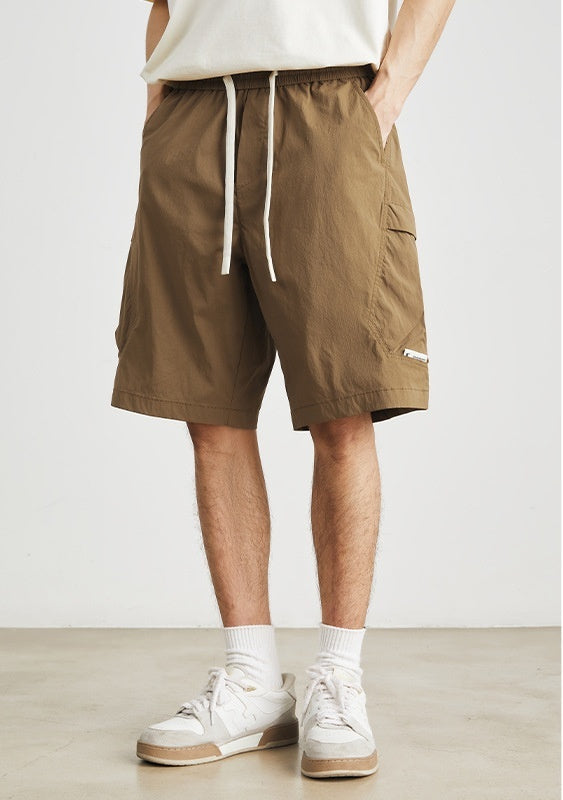 Shorts ligeros con bolsillos laterales y cordón ajustable para hombre - Calvin