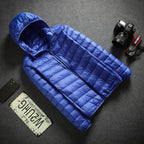 Chaqueta acolchada ligera hombre capucha cremallera ultraligera capa intermedia - Tidus