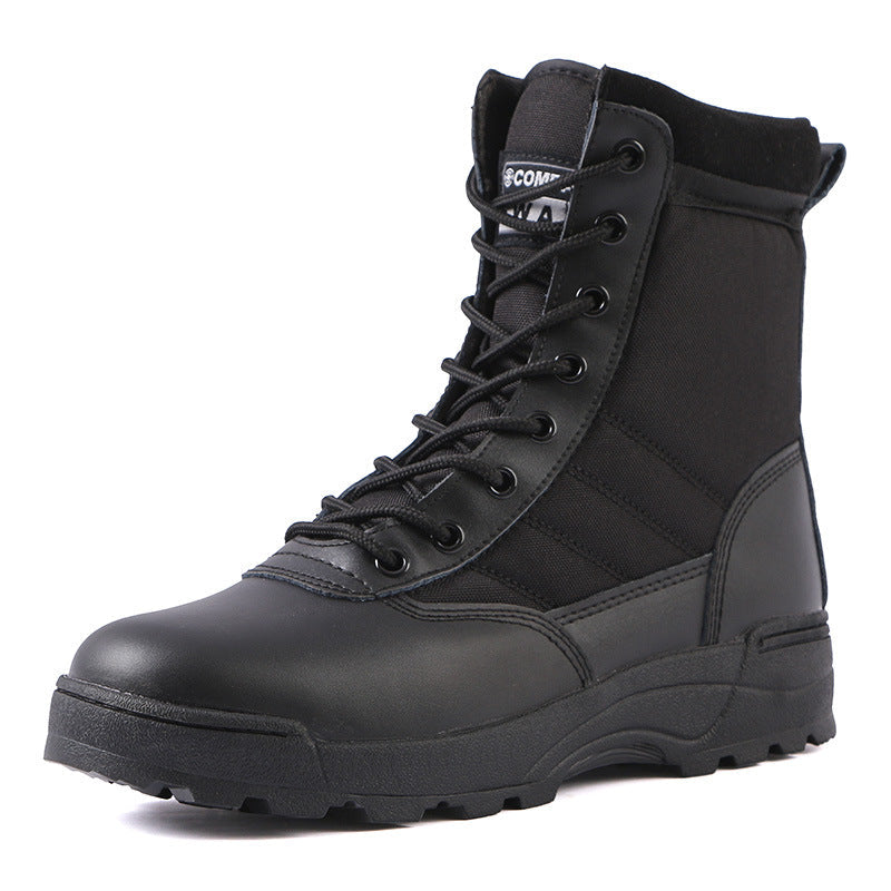 Botas tácticas para hombre de caña alta con efecto resistente - Valeno