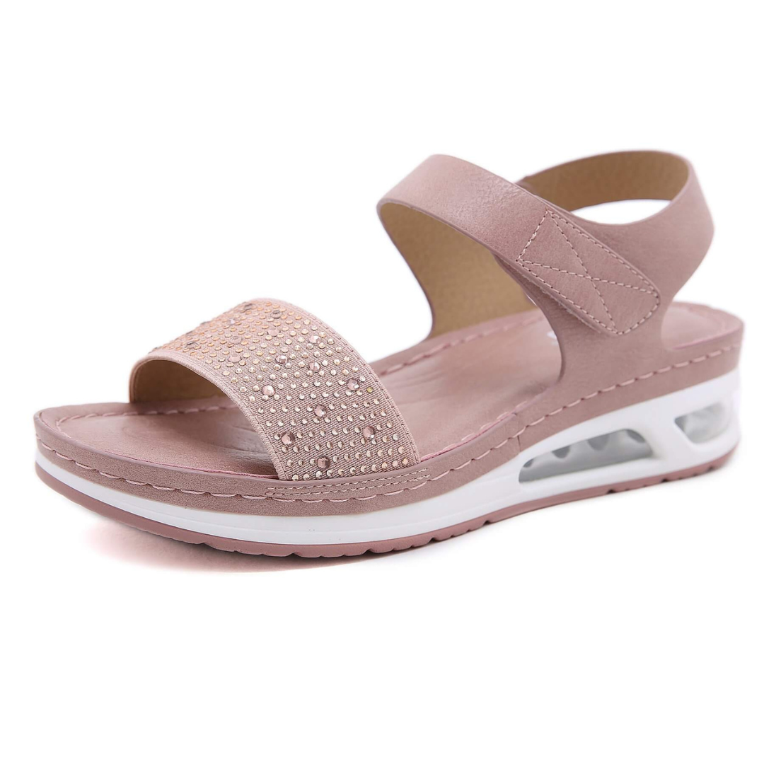Sandalias con suela de aire y correa elástica para mujer - Brooke
