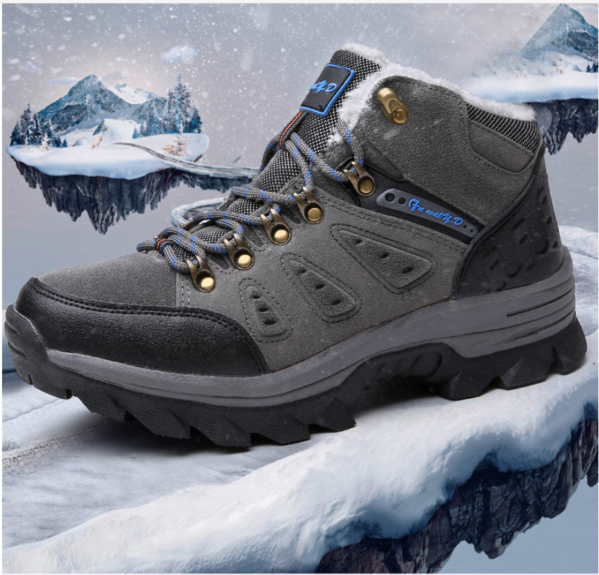Botas de senderismo para hombre con suela de traccion y forro termico - Roland