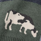 Cardigan tejido para hombre con botones y diseño gráfico - Thomas