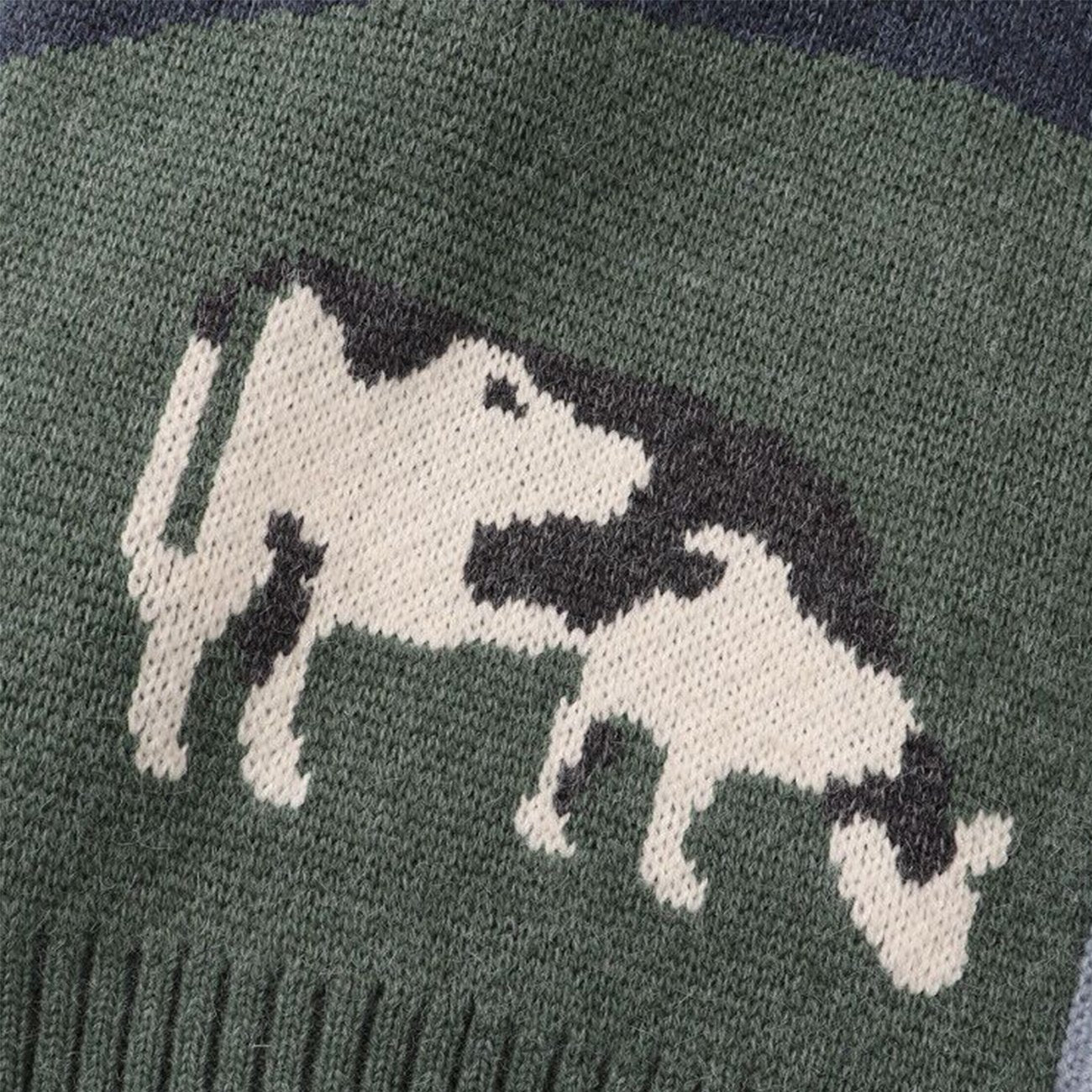Cardigan tejido para hombre con botones y diseño gráfico - Thomas
