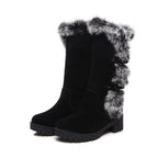 Lara - Botas de mujer ante nieve con piel y tacon bajo