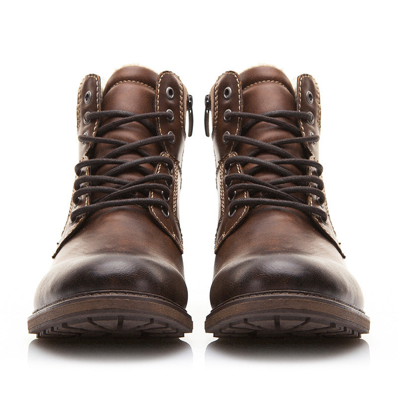 Botas para hombre efecto cuero invierno - Darsen